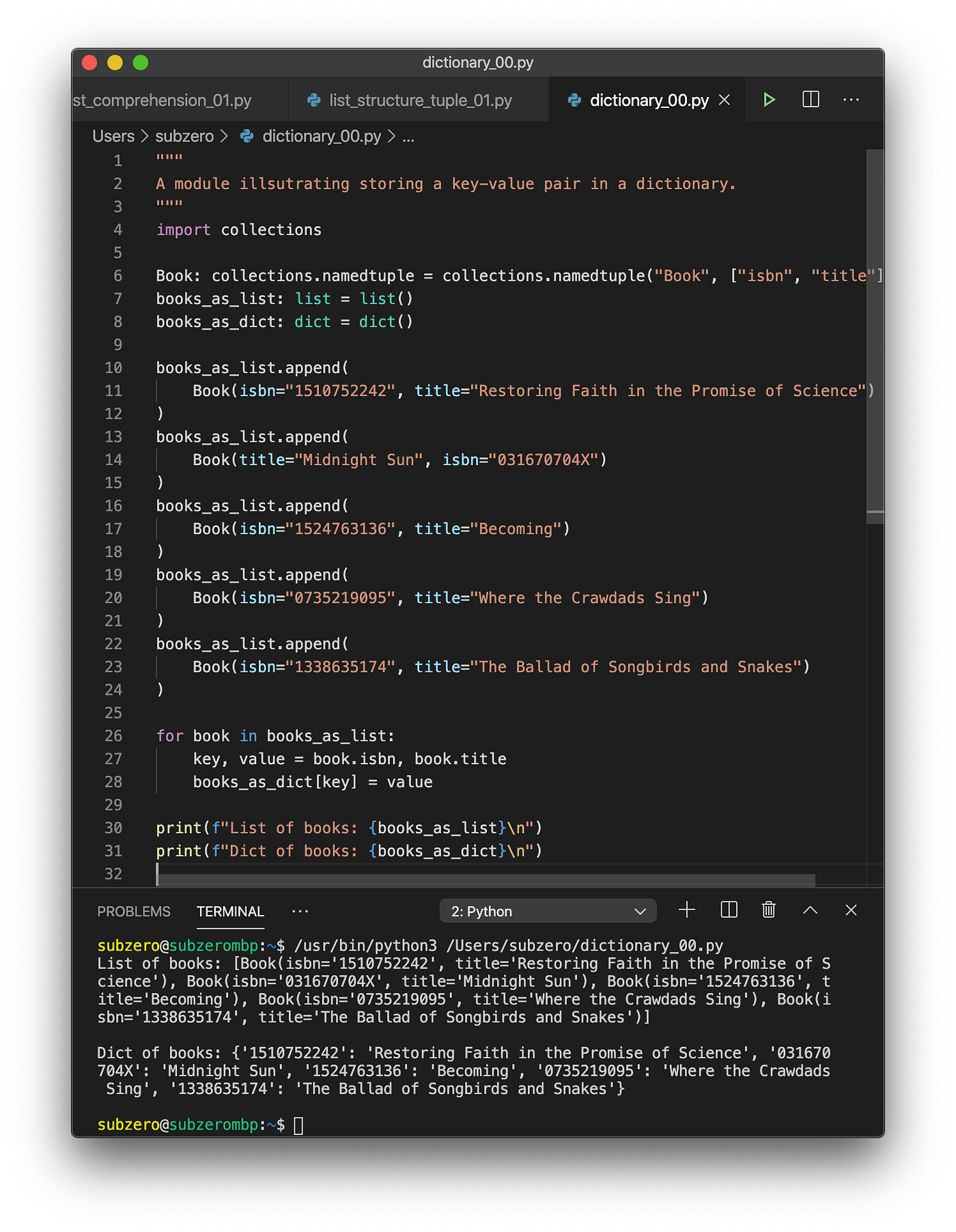 Learn Programming with Python — Introduction to Compound Data Types: Dictionaries | by Richard Quinn | Level Up Coding Learn programming with python — introduction to compound data types: dictionaries | by richard quinn | level up coding
