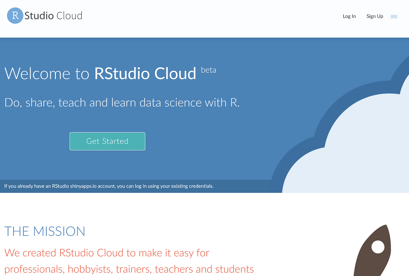 how to install r studio in the cloud