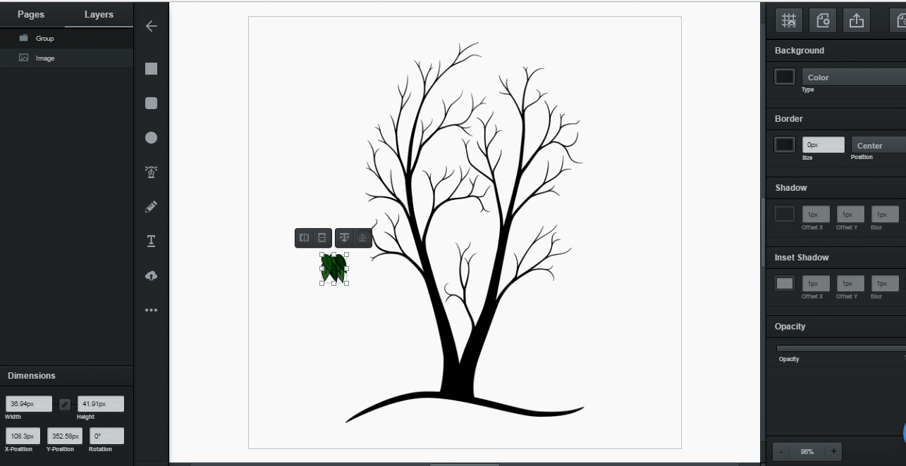 Drawing Tree Vector Graphic. Life is an unpredictable thing and you… | by  Kate Goldynska | Vectr | Medium