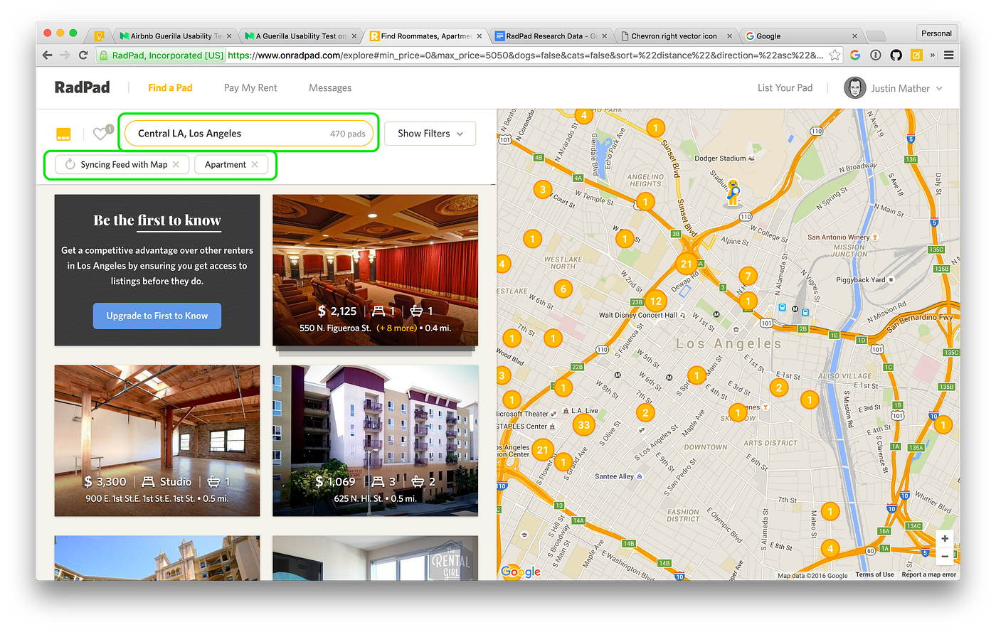 RadPad Usability Testing. As a preinterview project, I decided??? by