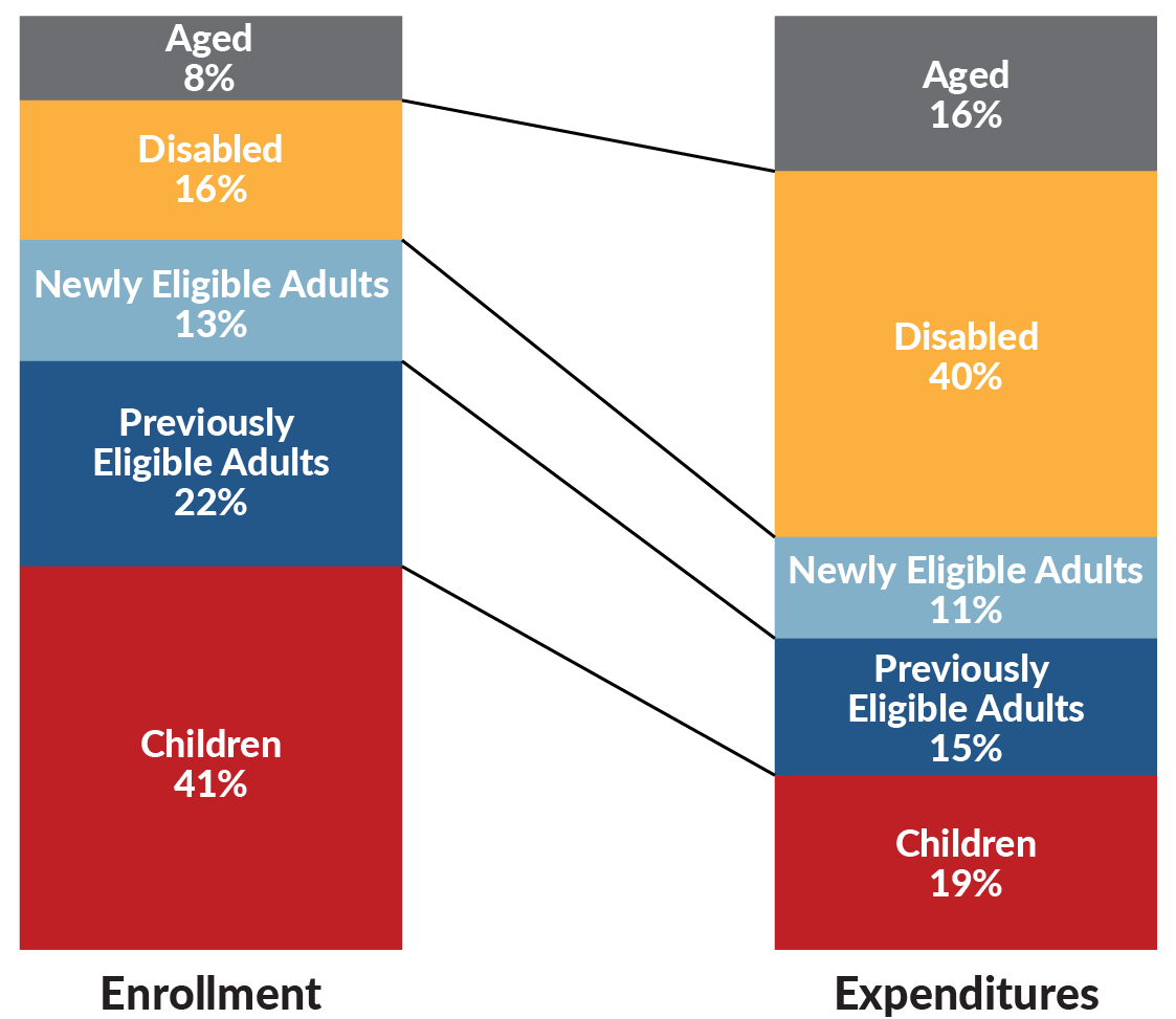 Medicaid by the Numbers. Medicaid was created as a safety net??? by