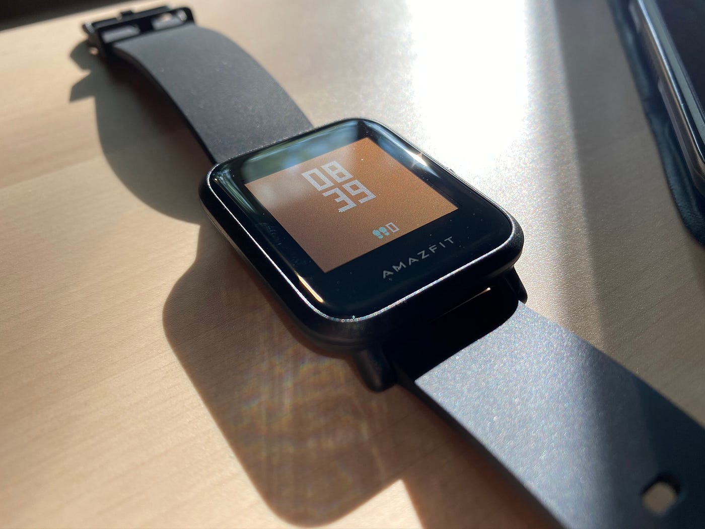 smartwatch amazfit bip lite rose