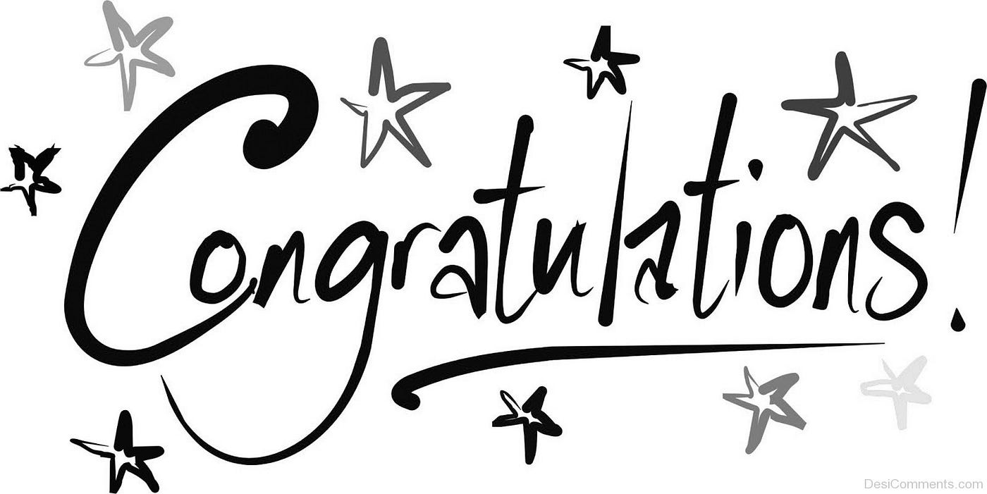 CONGRATULATIONS