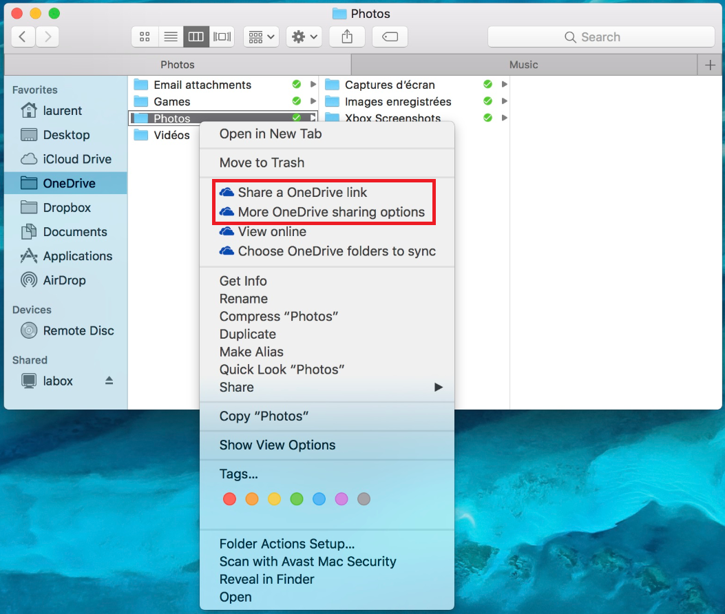 using microsoft onedrive on mac