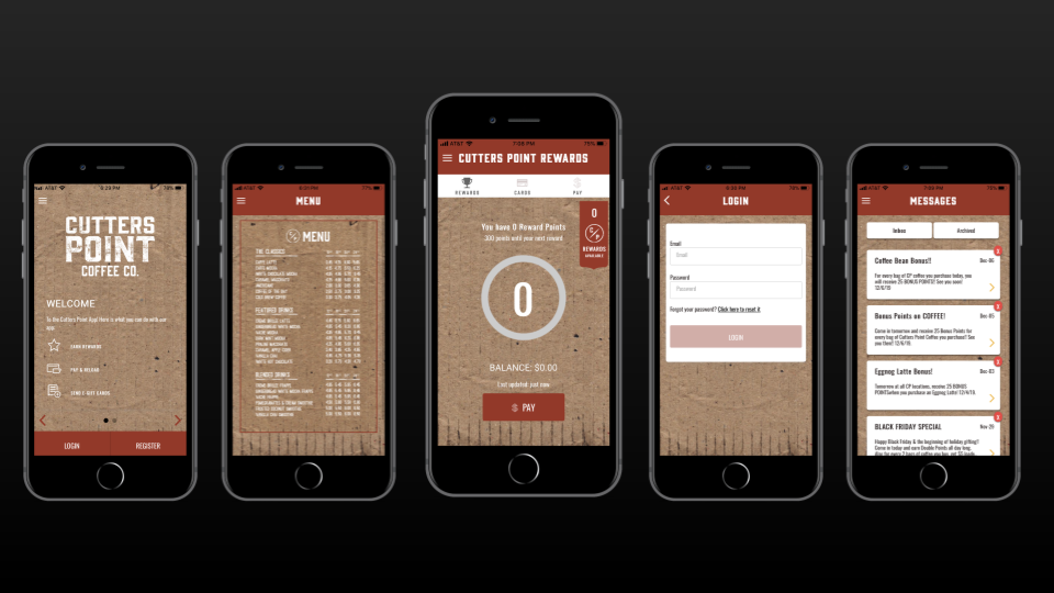 Cutters Point Coffee Co. — A UI/UX Case Study by Justin Shaw Medium