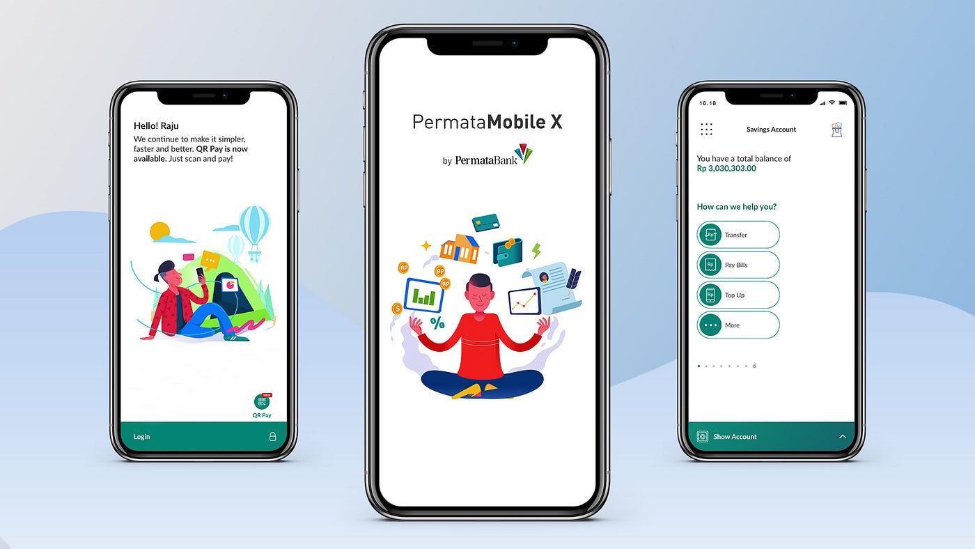 Redesign UI of PermataMobile X — iOS Platform | by Raju Hutauruk ...