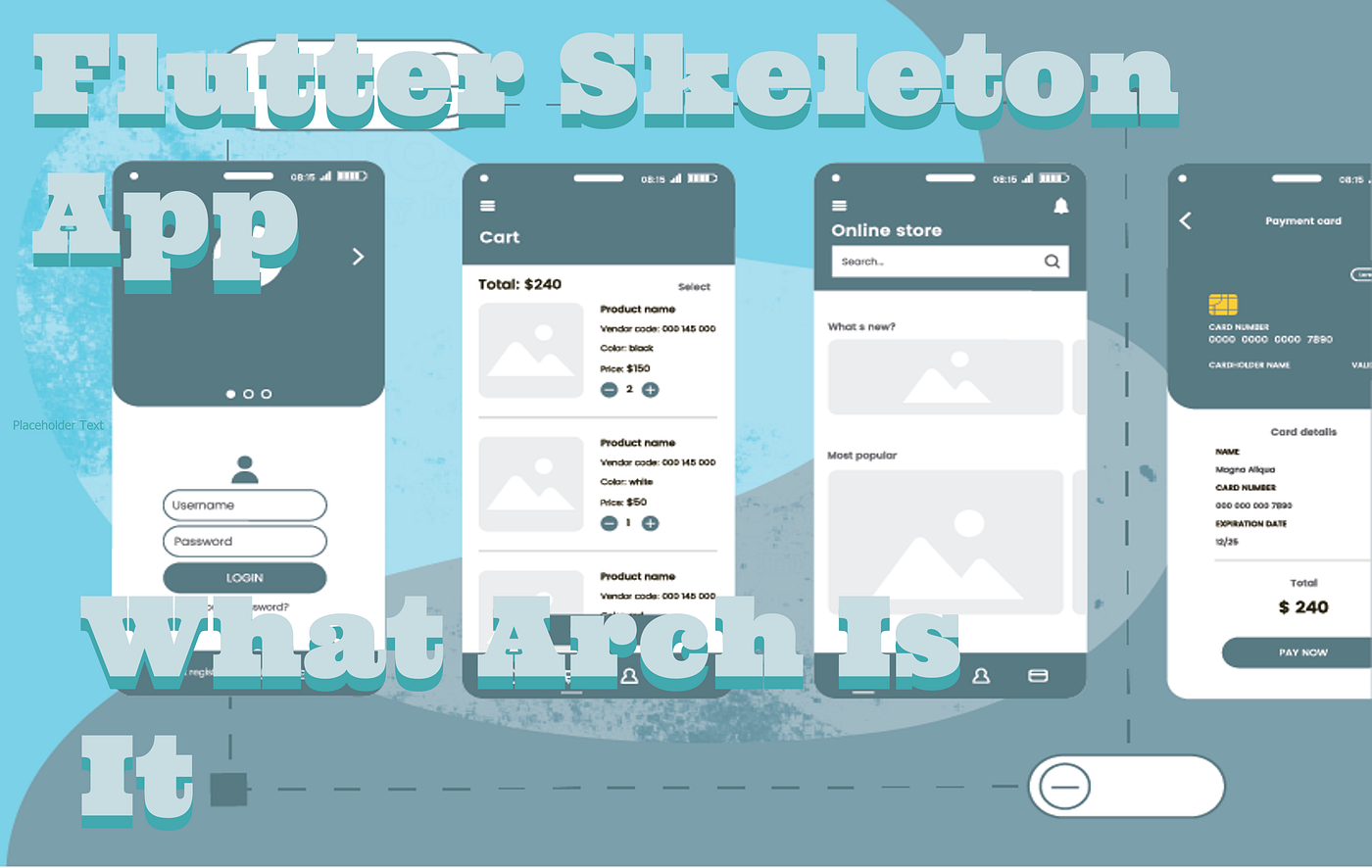 Flutter Skeleton App, What App Arch Is It? | by Fred Grott | Medium