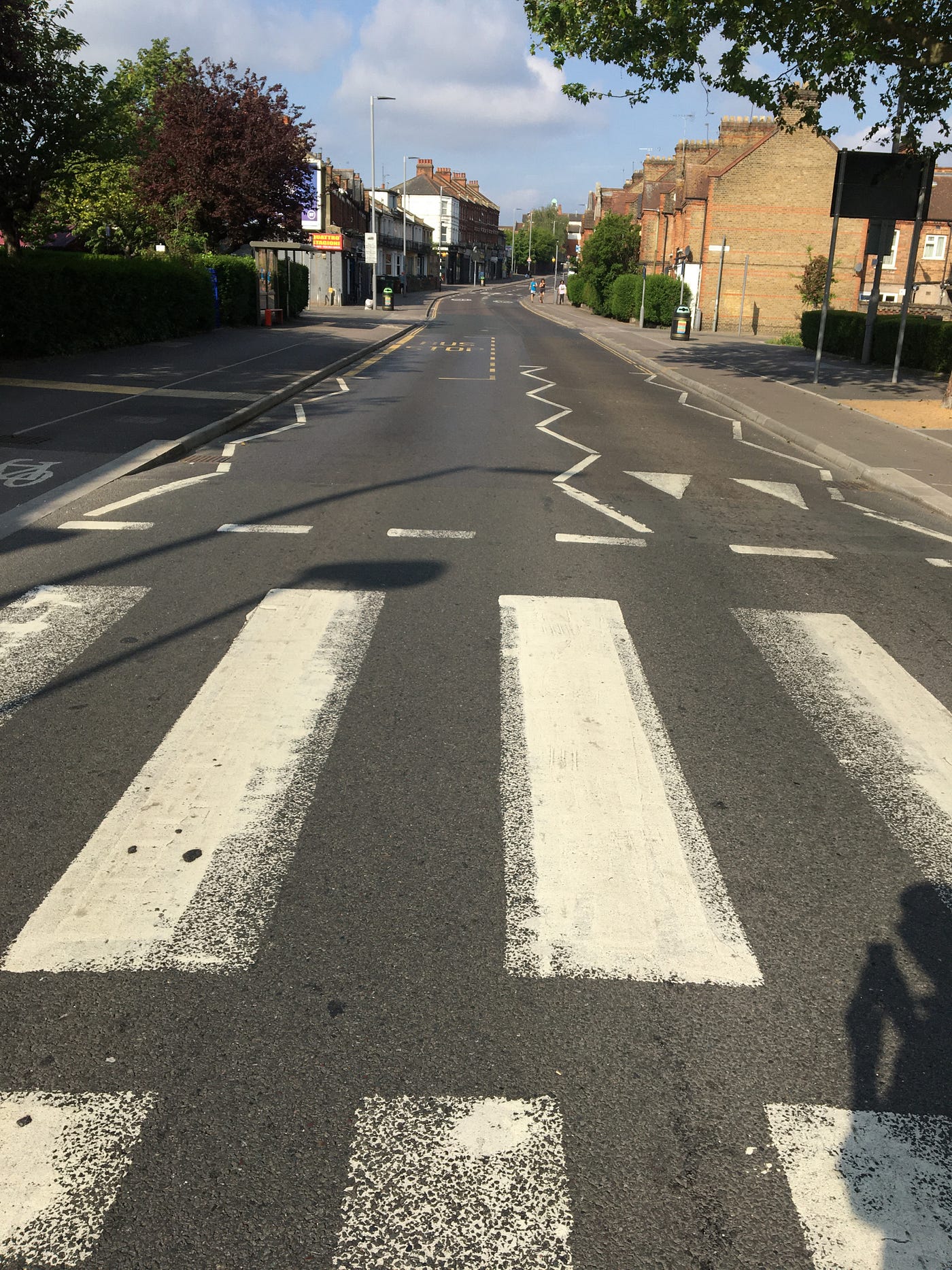 A long road in London