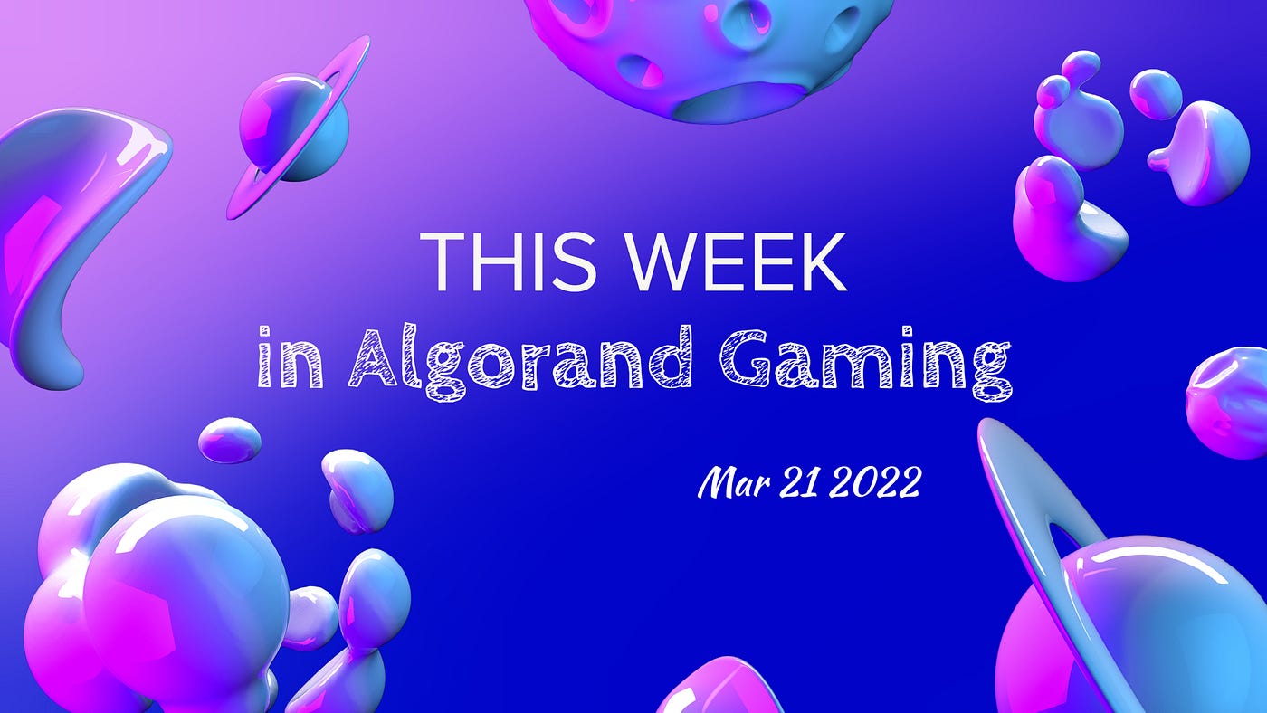 Algorand Gaming / P2E Update covering Alchemon, Anirand, Aegir Tactics and  more! | Medium