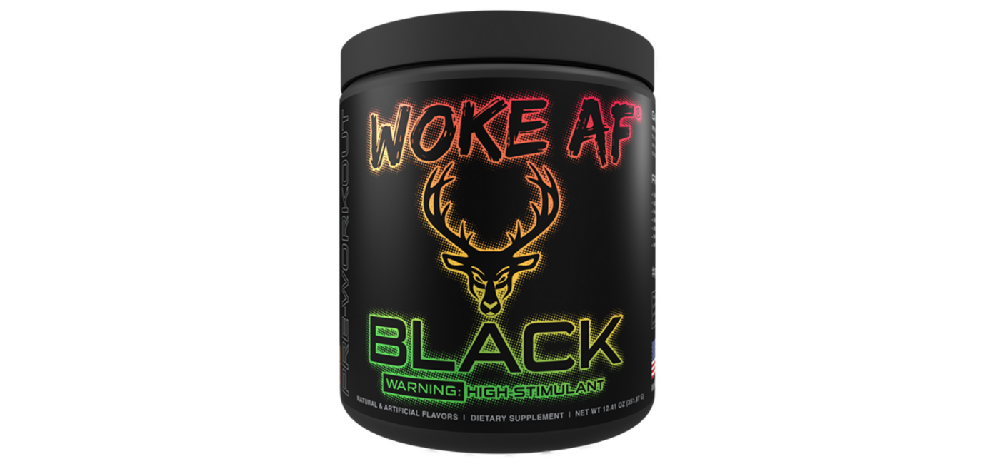 Black Woke AF Pre Workout For Focus