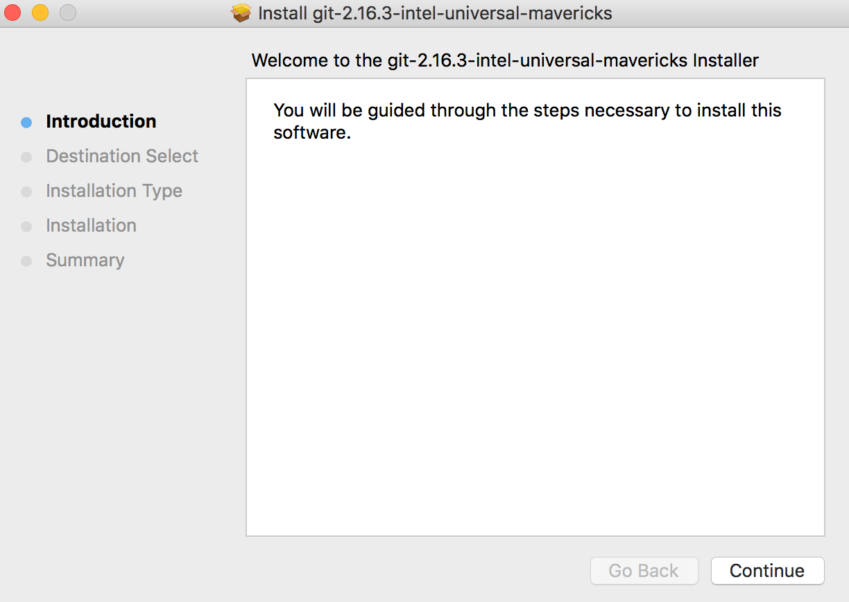 installing git on mac terminal