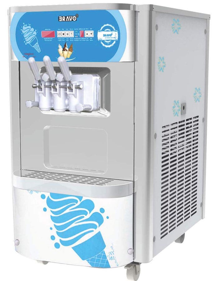 How Ice Cream machine works The process of making heaven in a cone