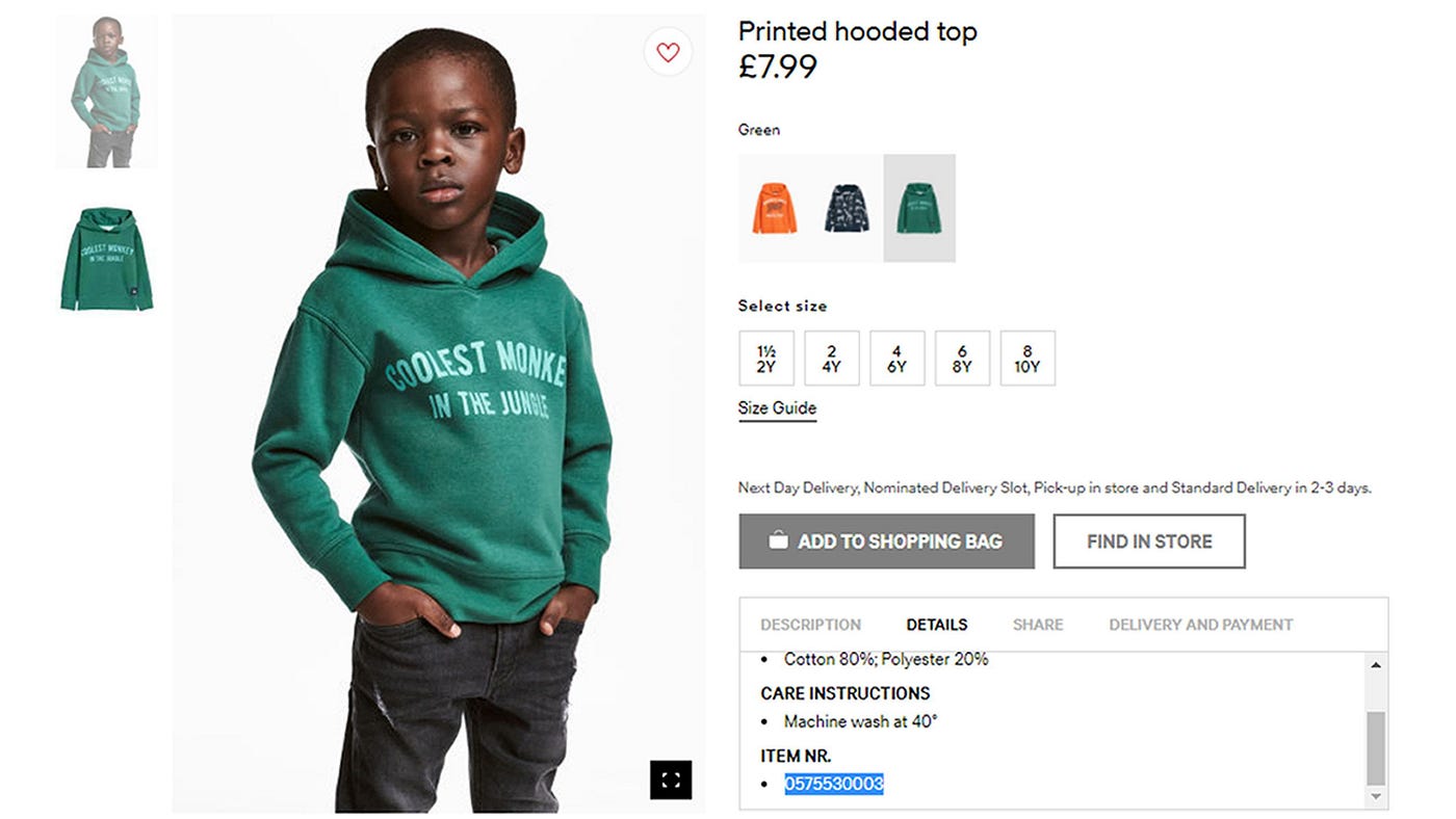 H&M PR Crisis: A Case Study. H&M's PR crisis was caused by a racist… | by  Naomi Villa | Medium