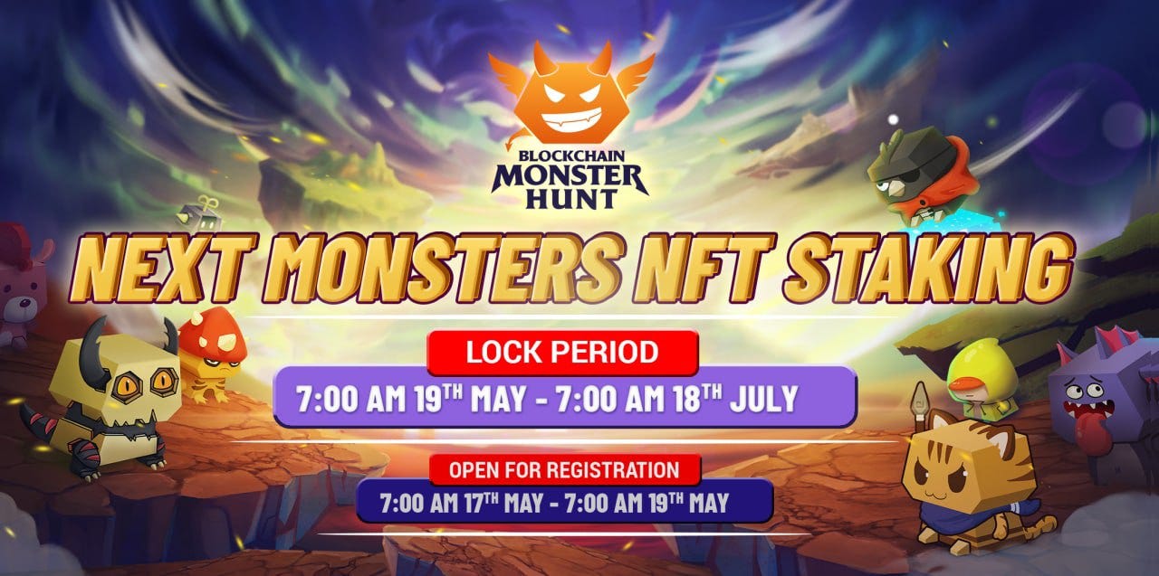 The Next Staking Round. Are you ready to join in with a brand… | by  Blockchain Monsters Hunt | bcmhunt