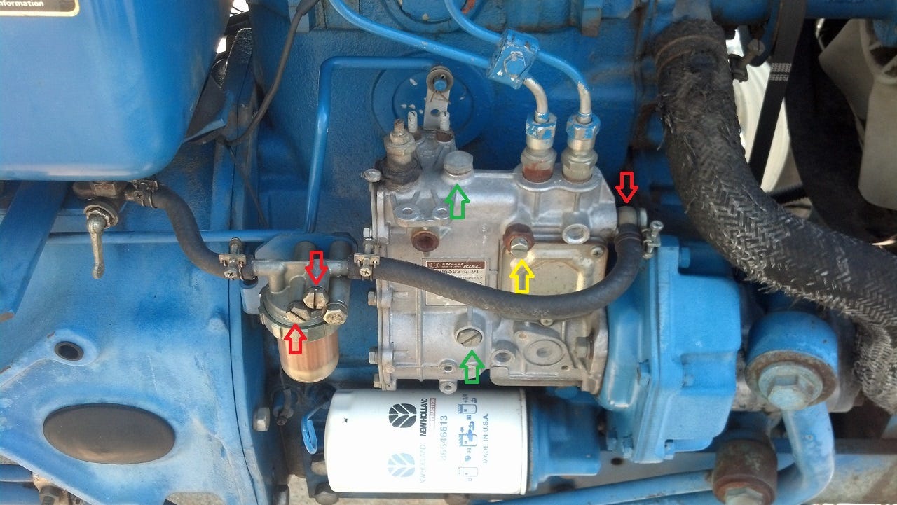 Characteristics of important tractor engine parts by farm equipment