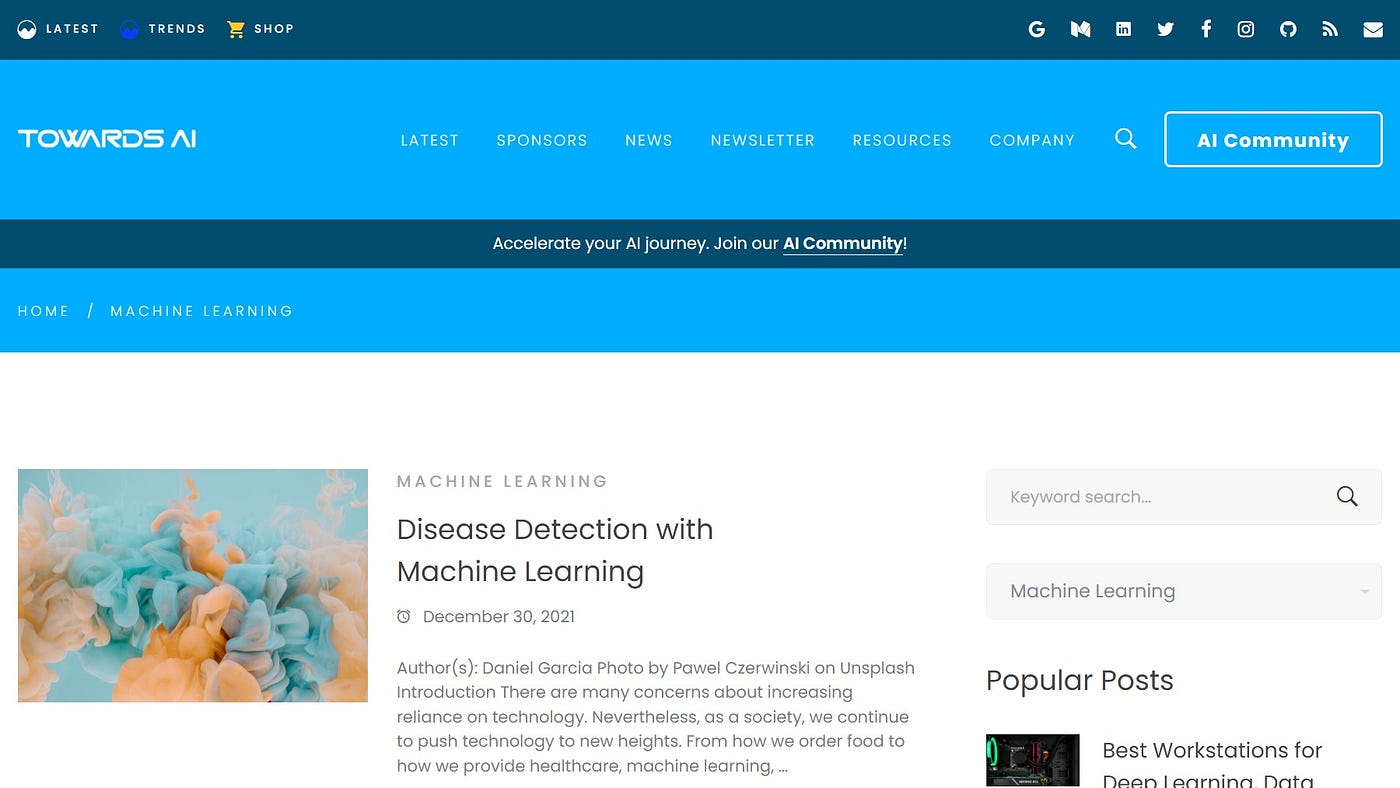 Best Machine Learning Blogs to Follow in 2022 | Towards AI