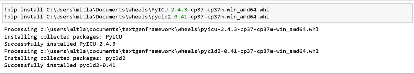 A Guide for using Polyglot on Windows | by ML Tlachac | Medium