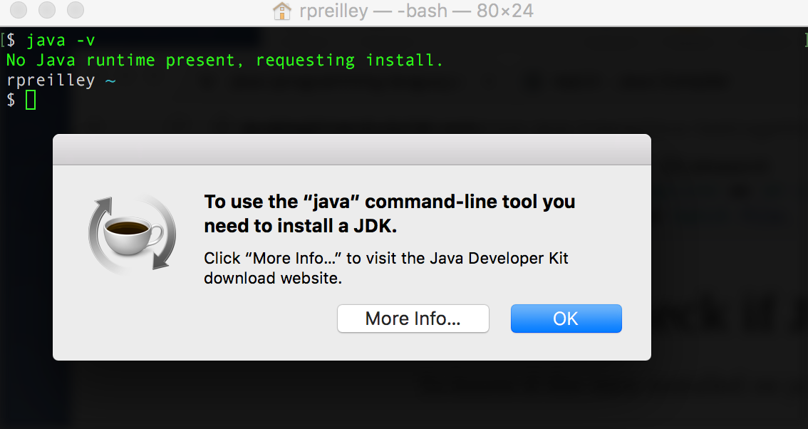 java command line tool mac pop up java command line tool mac pop up