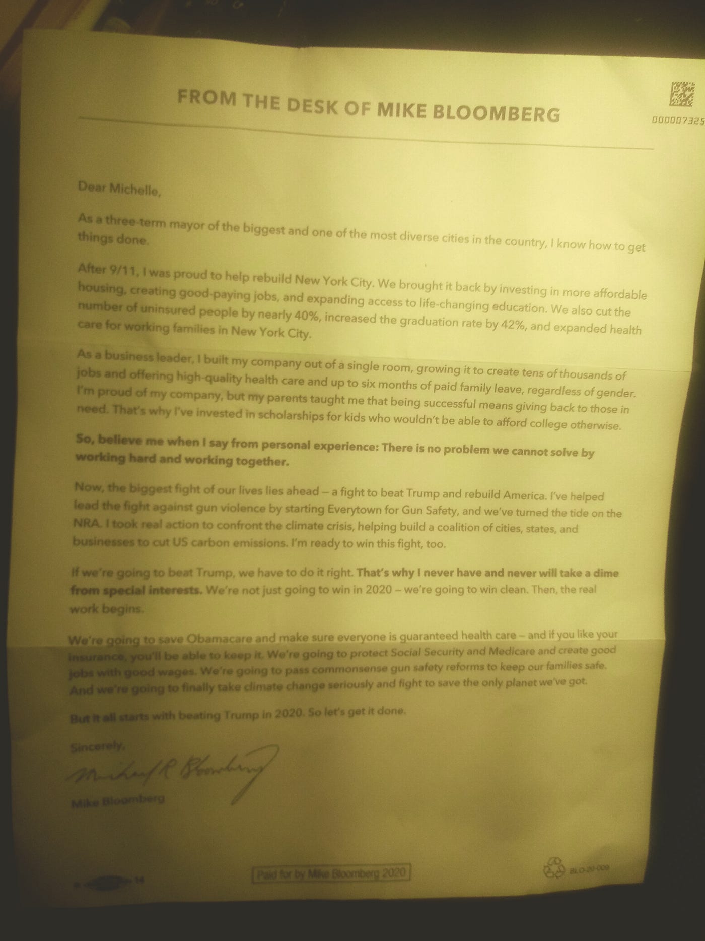 Gee Thanks Mike Bloomberg For The Letters You Sent Me Today By Michelle Monet Life S Funny Medium Gee Thanks Mike Bloomberg For The Letters You Sent Me Today By Michelle Monet Life S Funny Medium