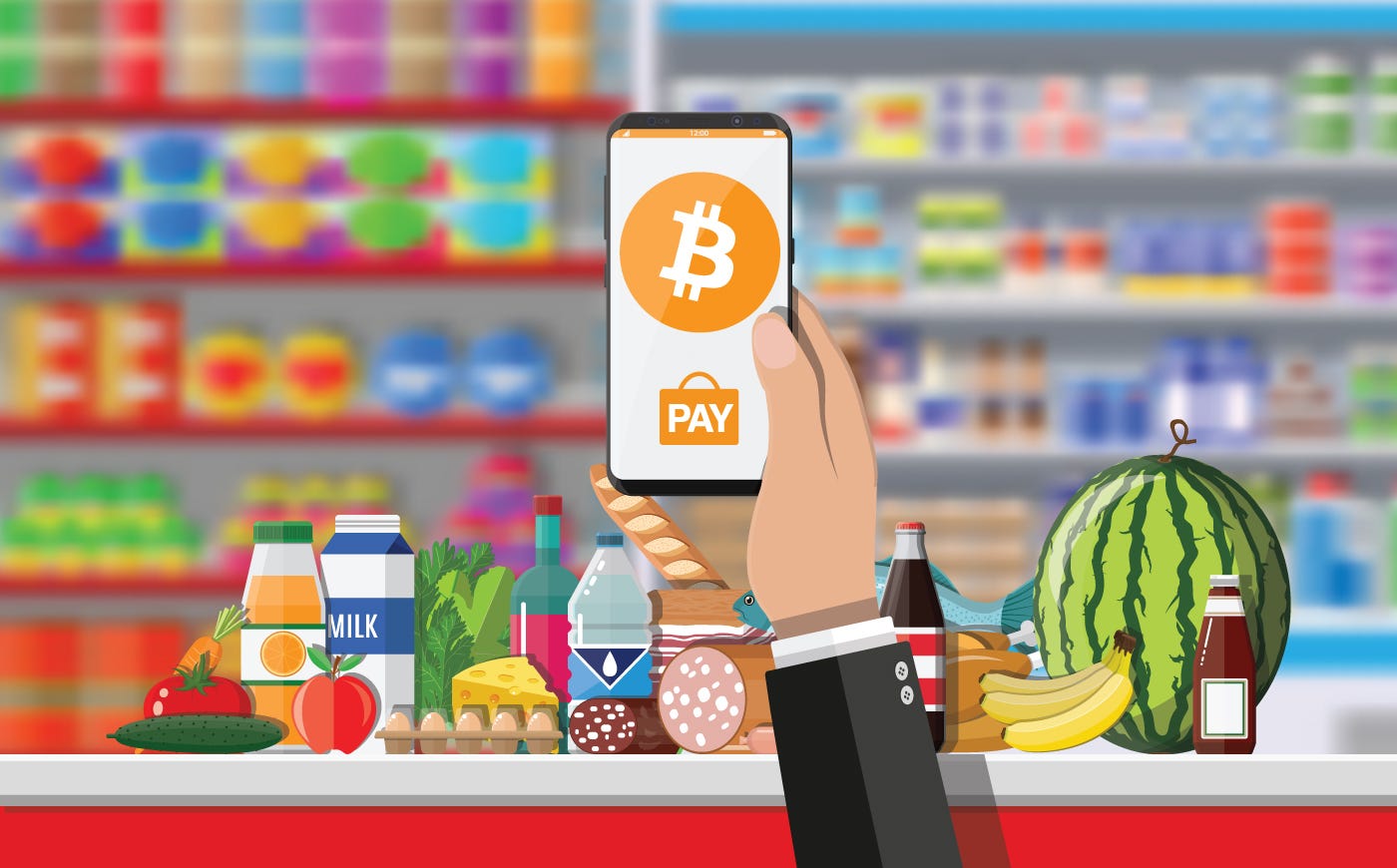 How to Buy Food with Bitcoin