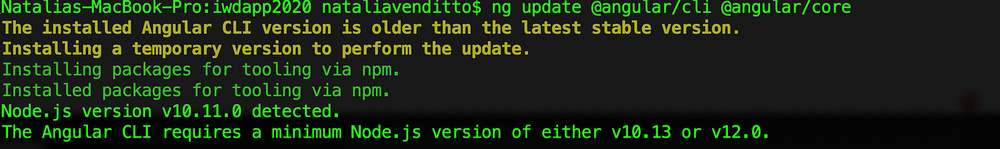 Upgrading from 7.0.4 to Angular 9 a true use case | by Natalia Venditto ...