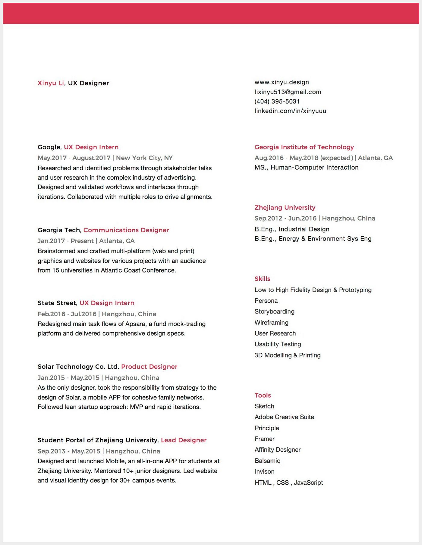 8 Brilliant Ux Designer Resumes That Secured Job Offers From Google By Bestfolios Com Bestfolios Medium