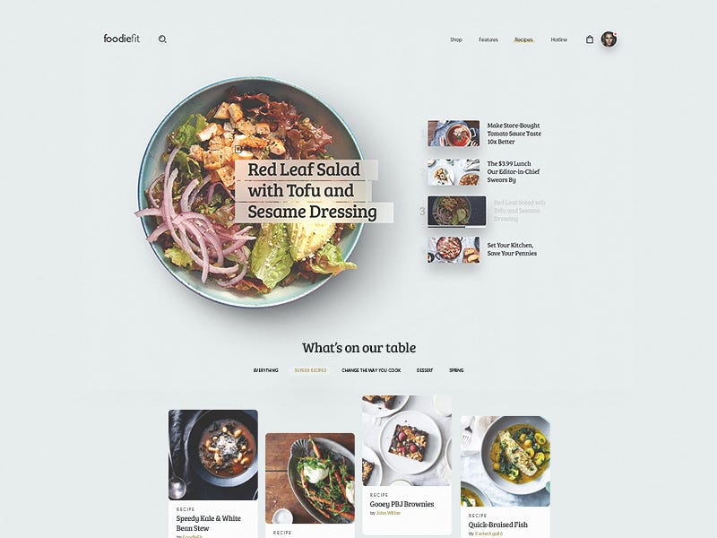 Weekly UI & UX inspiration vol. 1 | by Michael But | Medium