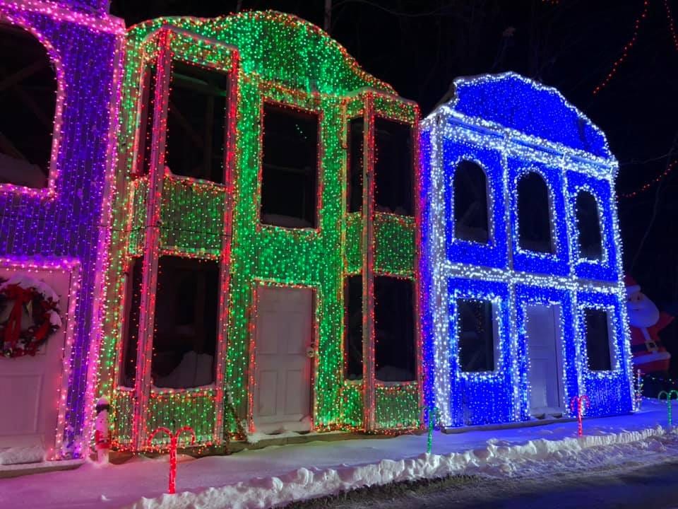 Insane Christmas Light Display in Wilmington, Massachusetts by Gina