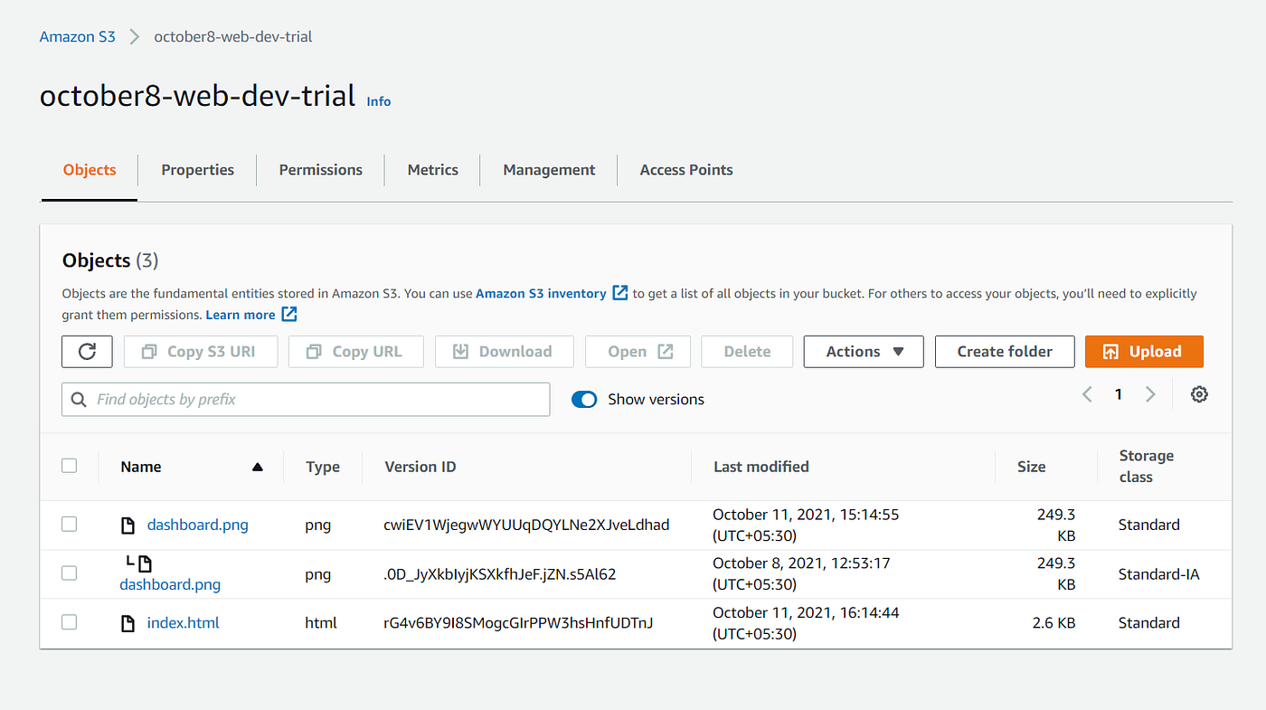 AWS Guide — S3 — Bucket Creation & Configuration | by Vignesh | Oct ...