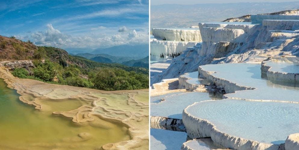 Sólo hay dos lugares en el mundo con cascadas petrificadas y uno de ellos  está en México. | by ViajeroPeligro | Oaxaca by Hotel El Callejón | Medium