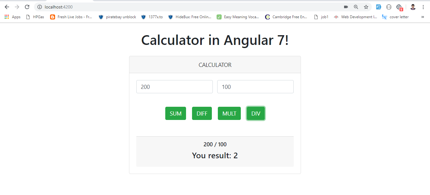 Angular 7 Calculator. Hello friends lets see how I developed… | by Amir  Mustafa | Medium
