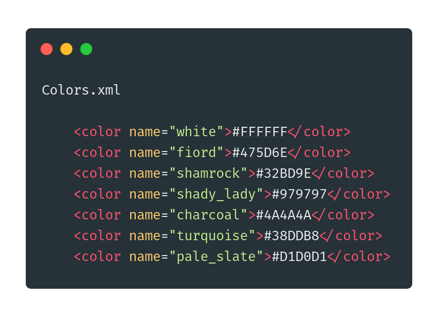 Naming Conventions for colors.xml in Android development | ProAndroidDev