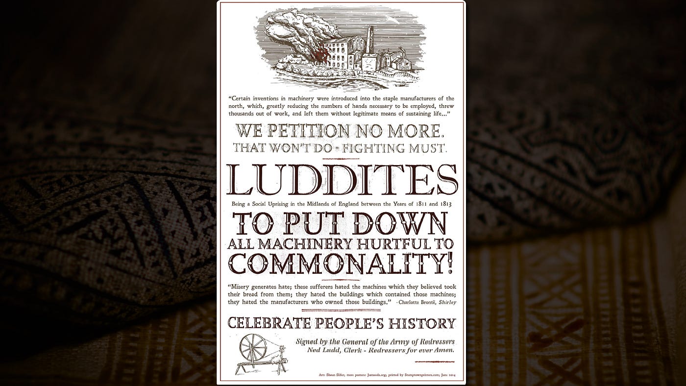 Los luditas eran un movimiento de artesanos del siglo XIX que se oponía a la mecanización de la producción.