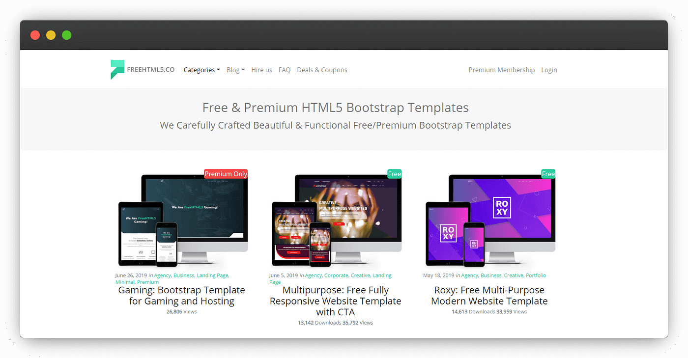 free best responsive html templates 2019 free best responsive html templates 2019