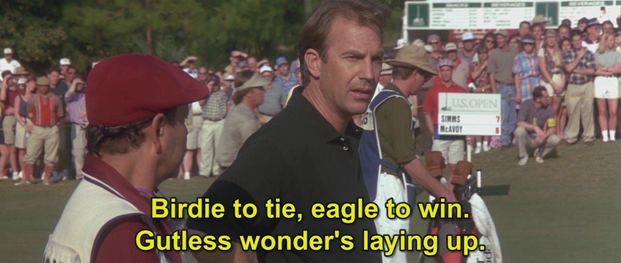 Movie Musings The True Hero of Tin Cup by Delia Light Reel Late