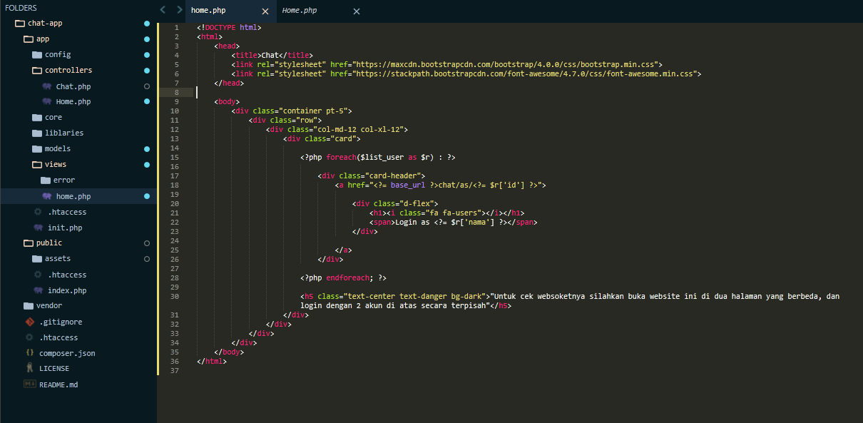 Membuat Aplikasi Chat Dengan PHP dan JavaScript | by Bayurifkialgh | Medium