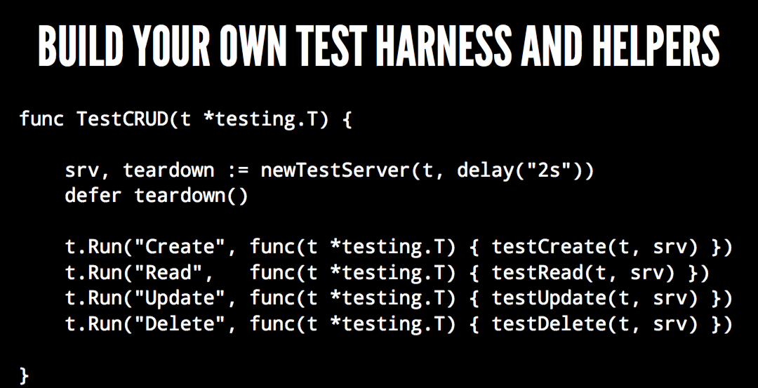 Things to consider when testing in Go by Mat Ryer Medium