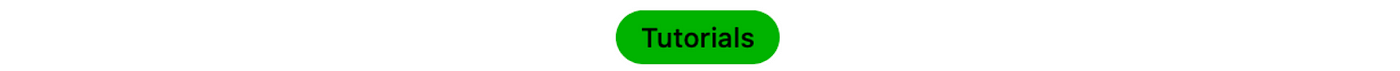 Image of a GitHub tag in the shape of a green oval with the word Tutorials inside.