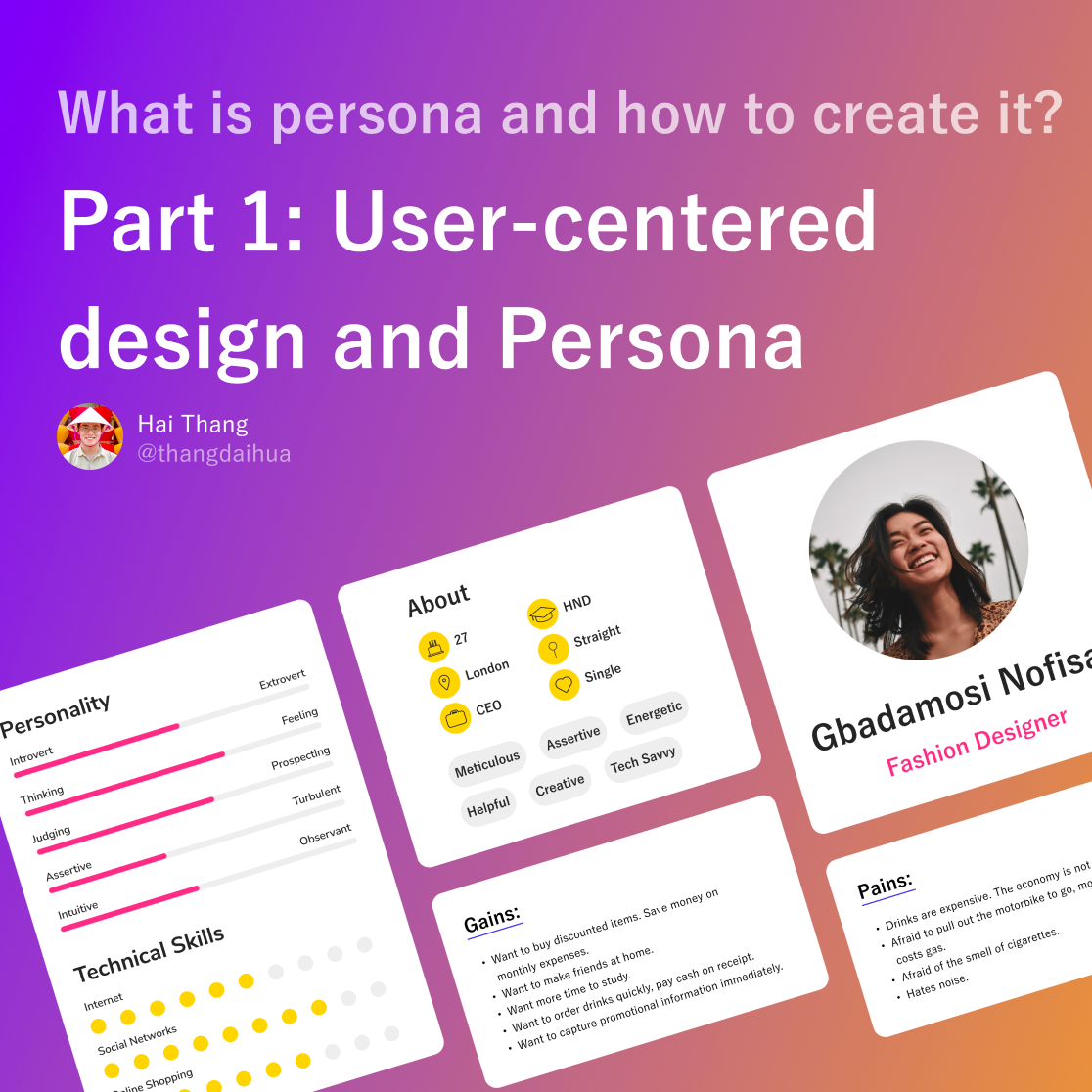 What is persona and how to create it? Part 1: User-centered design and ...