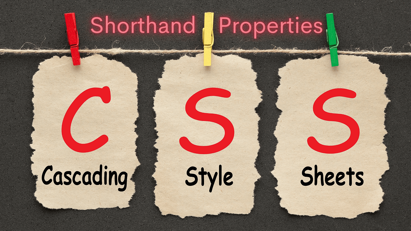 CSS Shorthand Properties. Writing with these shorthand properties… | by  Nirmal Joshi | Medium