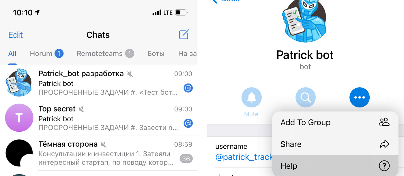 Task tracker in Telegram” is a service for working with several teams  directly in chats. | by Roman Cores | Medium