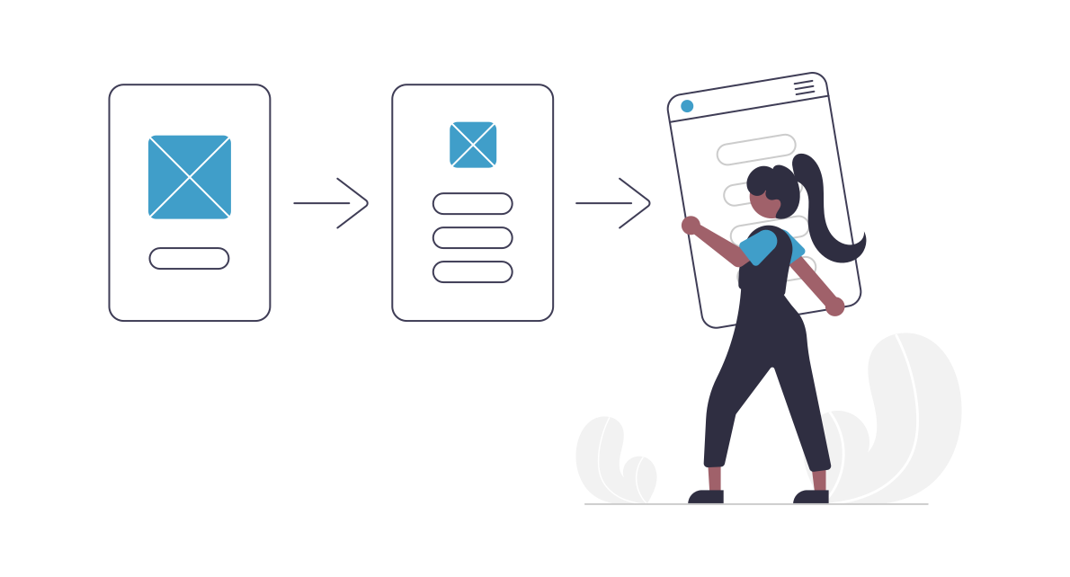 Illustration of user flow.