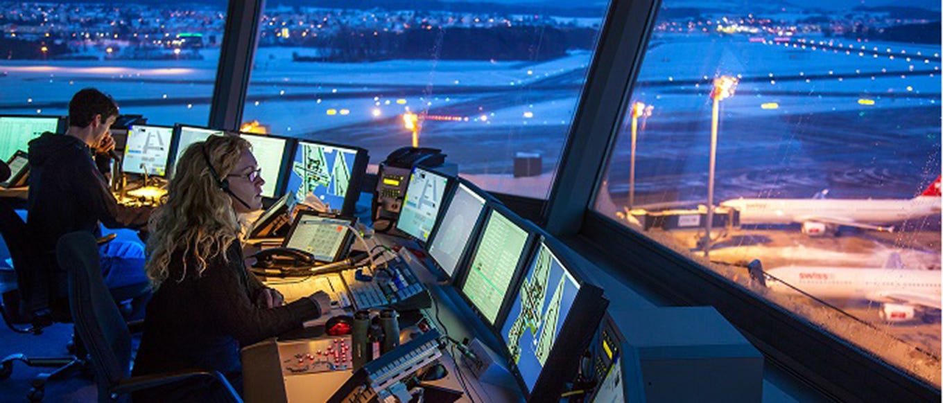 Air traffic controller. Air traffic controllers often… | by isabella  ruffolo | Medium
