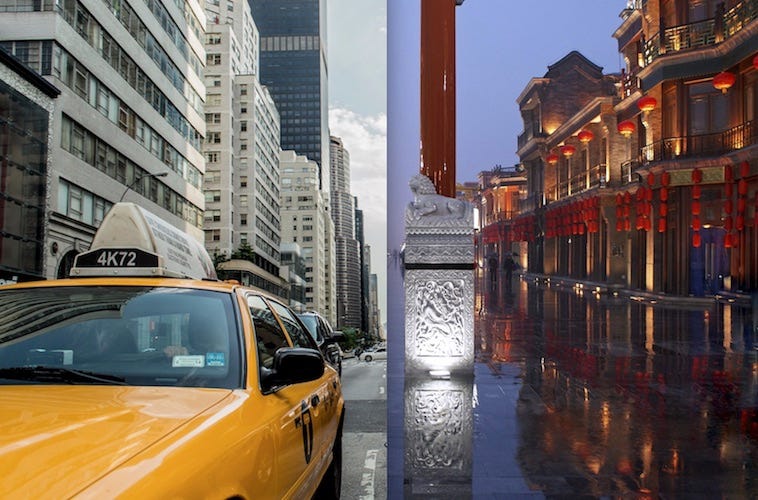 What are the differences between the Chinese and Western Android app