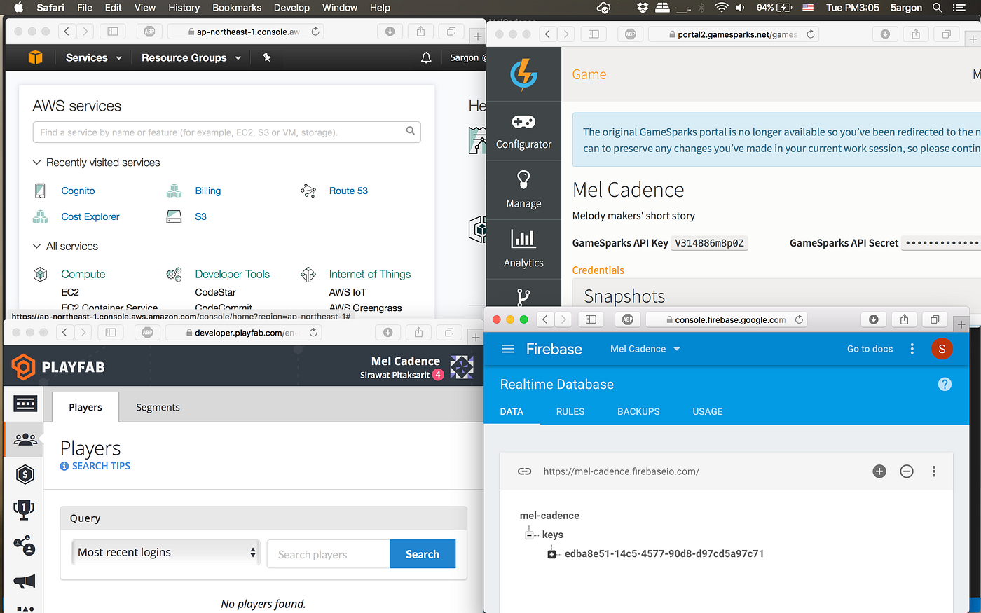 AWS->PlayFab->GameSparks->Firebase long story | by 5argon | Medium