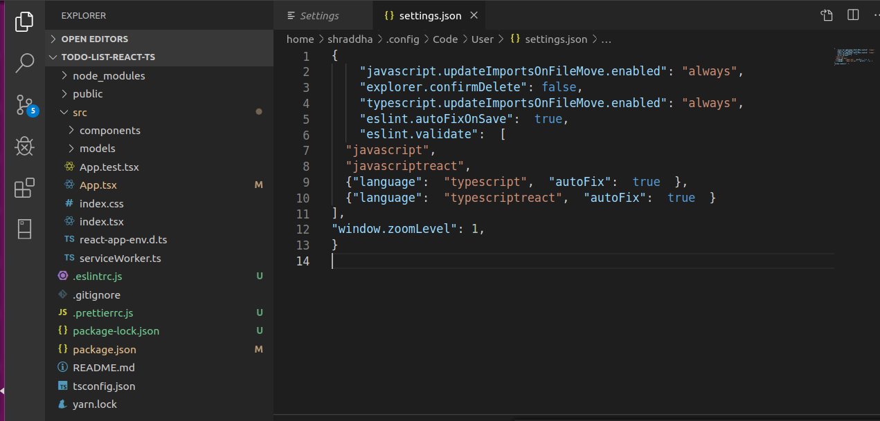 USING ESLINT AND PRETTIER TO WORK WITH TYPESCRIPT PROJECT by Shraddha