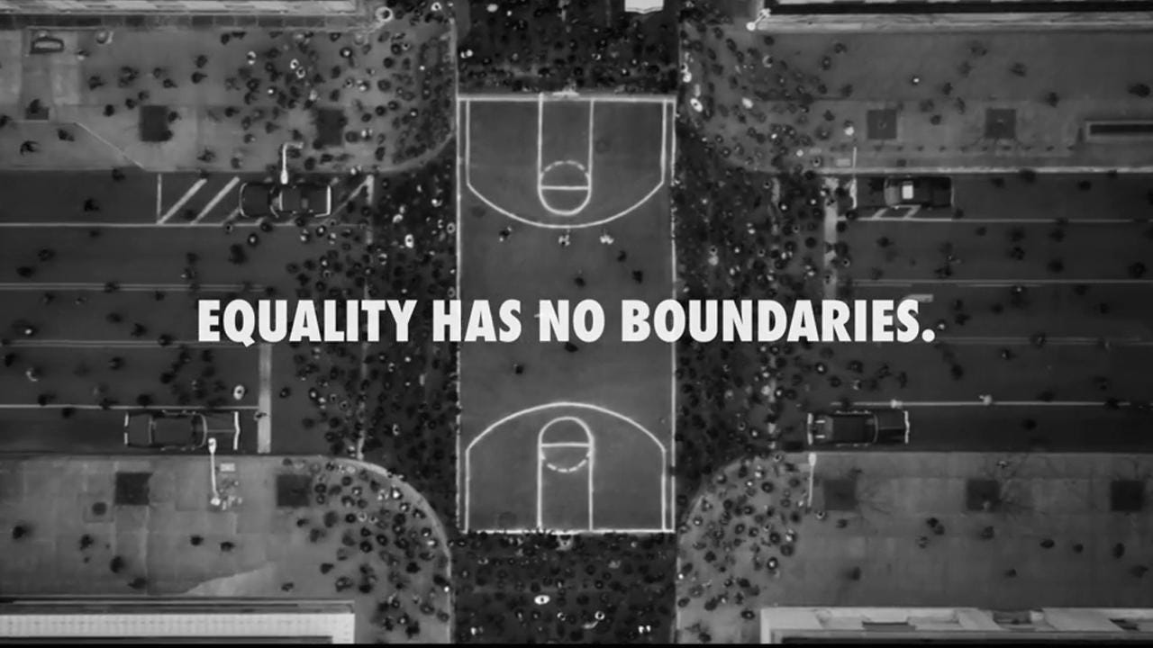 Brand, Sports and Equality. How Nike is aiming to support equality… | by  Angelina Costa | Medium