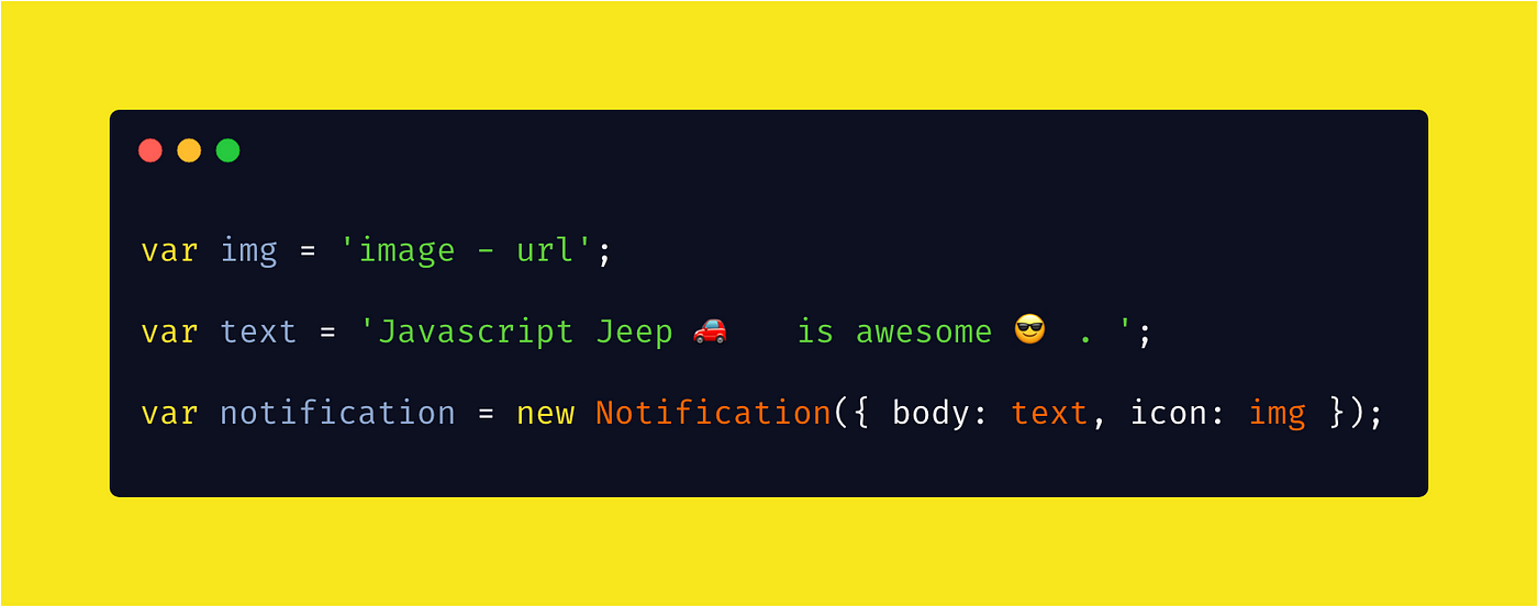 Creating Notification 🔔 In Javascript. | By Javascript Jeep🚙💨 ...