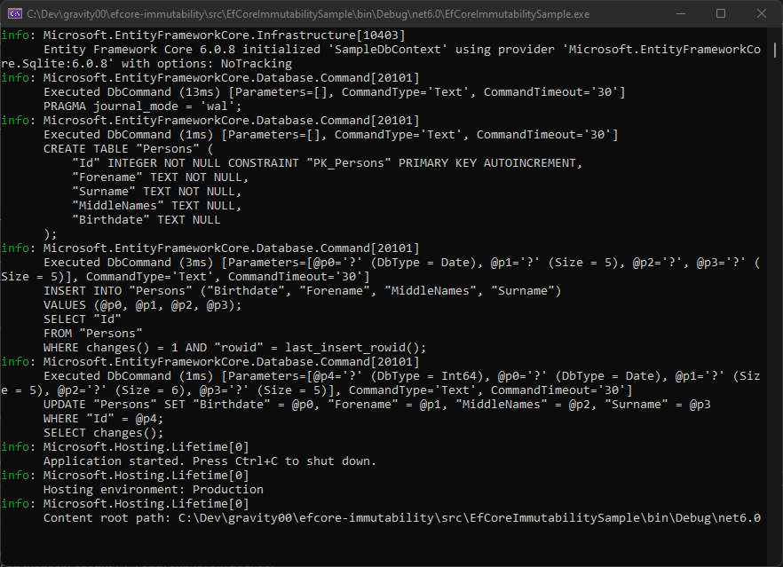 Immutability and Entity Framework Core by João Simões Geek Culture