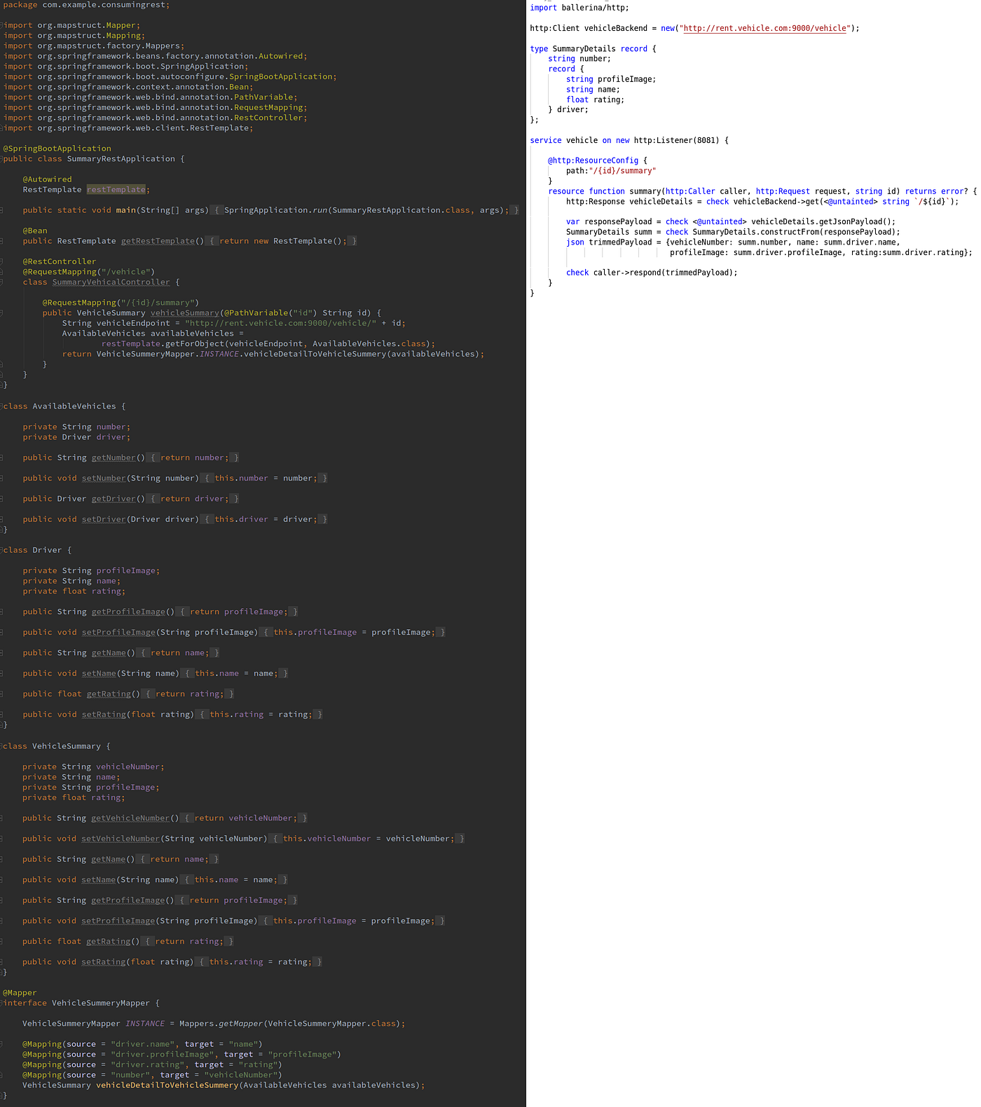 Spring Boot vs Ballerina: Back-end For 
